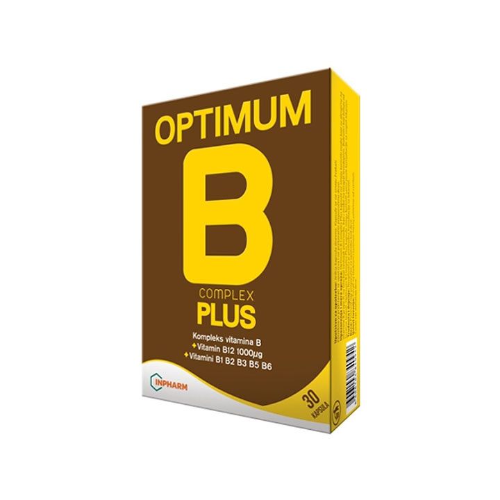 OPTIMUM B COMPLEX PLUS Kapsule, 30kom - 12070 | Online Apoteka